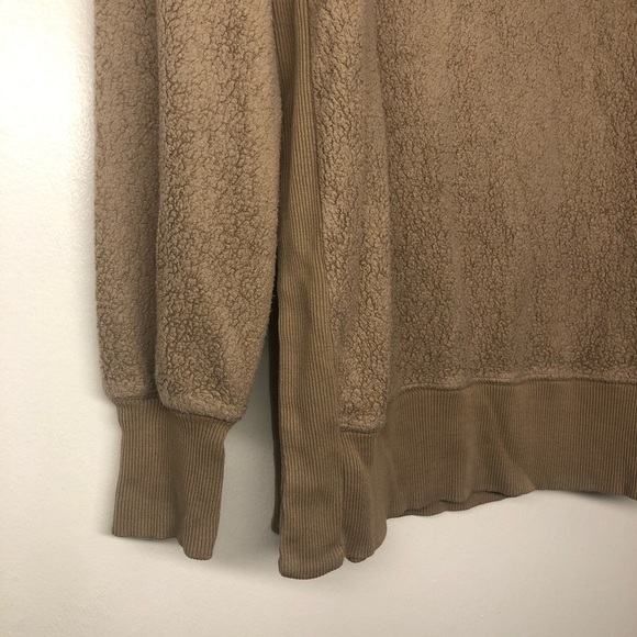 Aerie Chilled Out Pullover sweater Sz XS Brown Oversized Soft Loungwear - Picture 3 of 6
